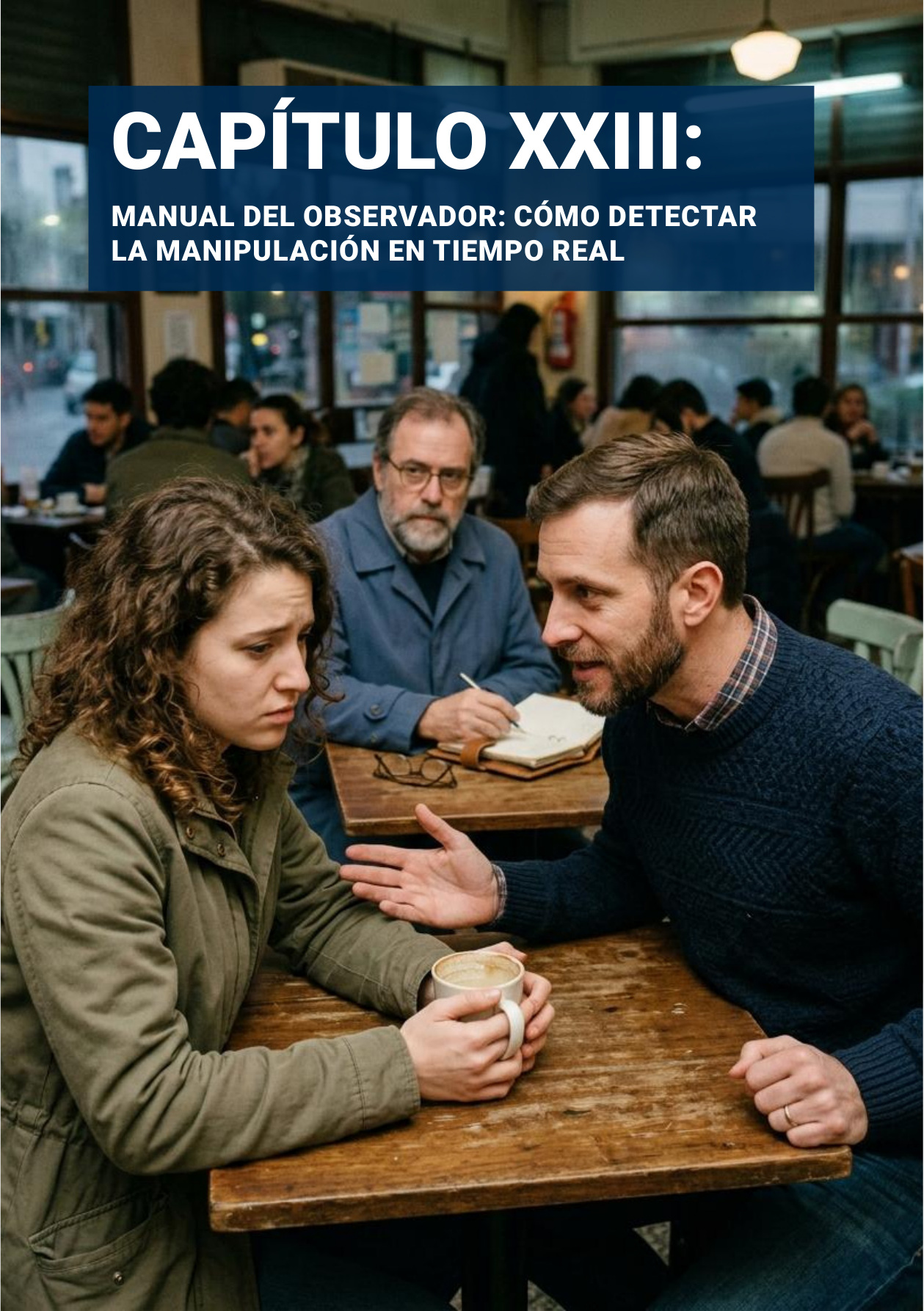 Portadilla original: CAPÍTULO XXIII: MANUAL DEL OBSERVADOR: CÓMO DETECTAR LA MANIPULACIÓN EN TIEMPO REAL